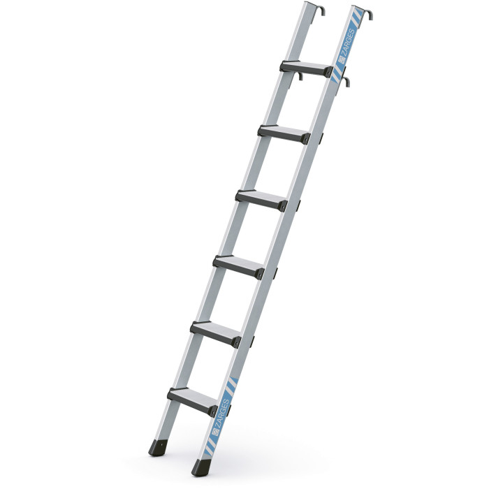 Comfortstep LH, Geschraubte Stufen-Regaleinhängeleiter, 6 Stufen