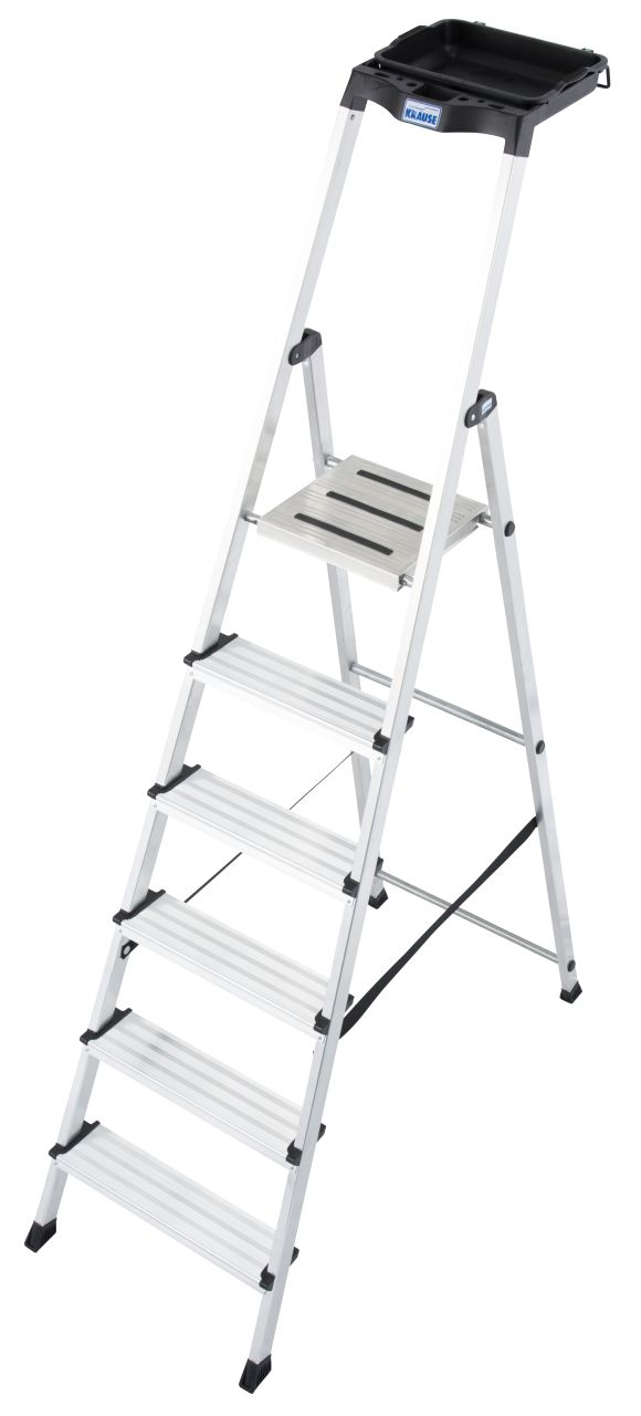 Secury inkl. MultiGrip System Stufen-StehLeiter, 6 Stufen MONTO Stufen-StehLeiter Secury mit MultiGrip System, 4 Stufen