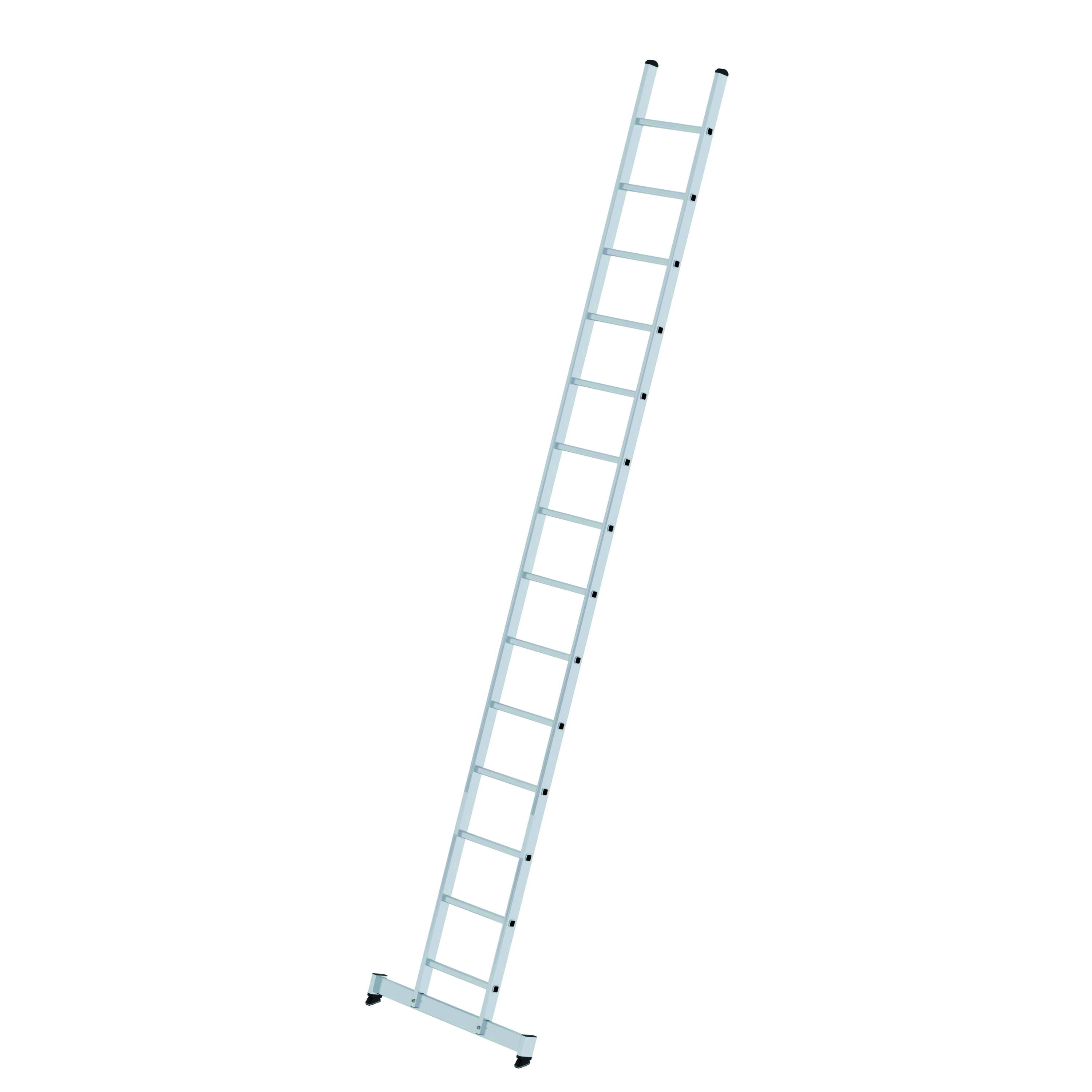 Sprossen-Anlegeleiter mit nivello®-Traverse, 14 Sprossen Sprossen-Anlegeleiter mit nivello®-Traverse - 6 Sprossen