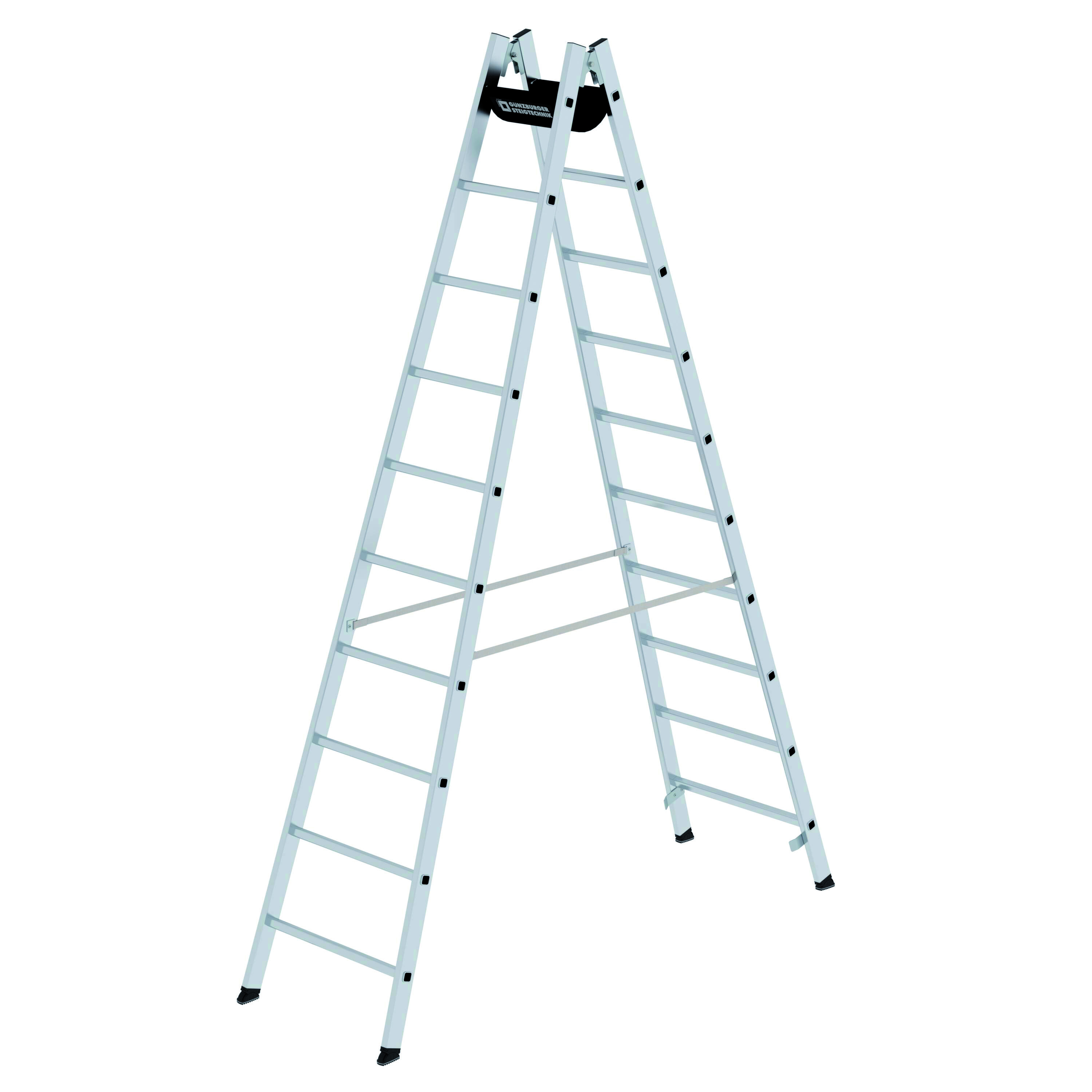 Sprossen-Stehleiter, 2x10 Sprossen Sprossen-Stehleiter, 2x6 Sprossen