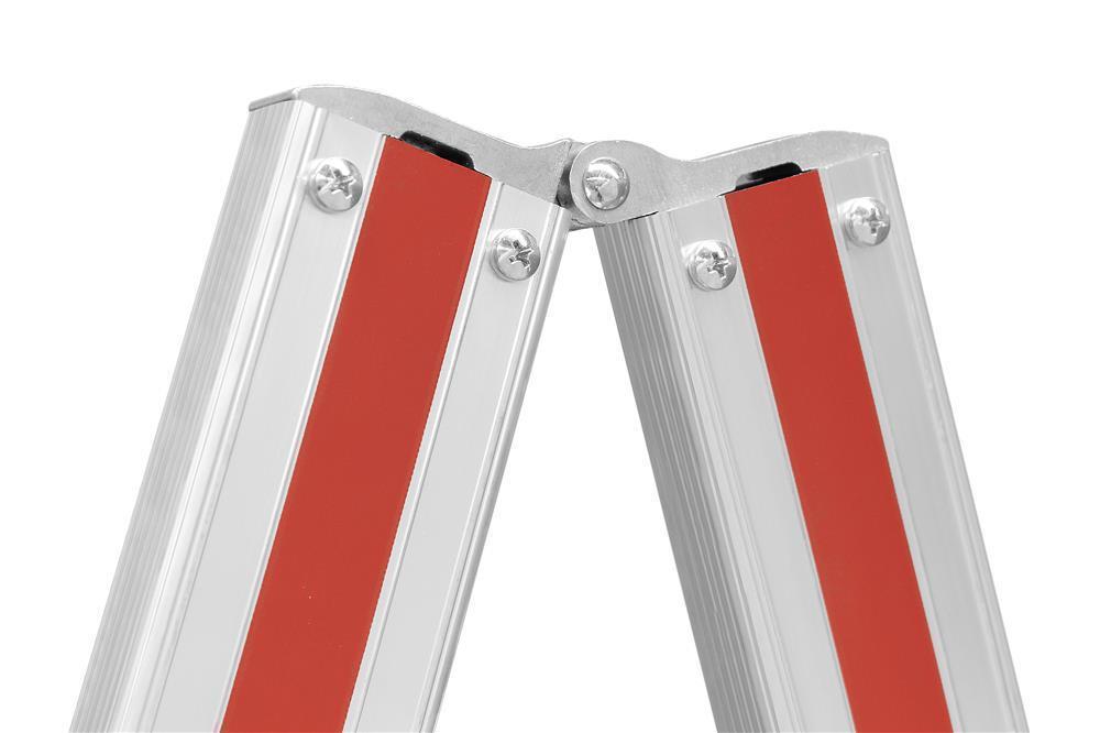 Sprossenstehleiter, beidseitig begehbar - 2x12 Sprossen