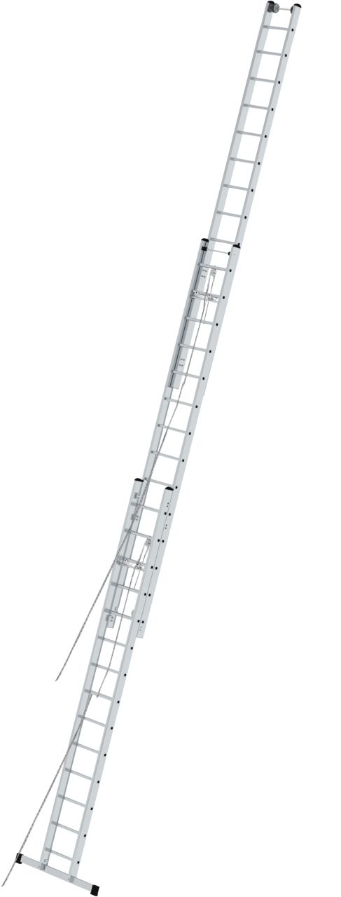 Stabilo Sprossen-Seilzugleiter, dreiteilig 3x14 Sprossen