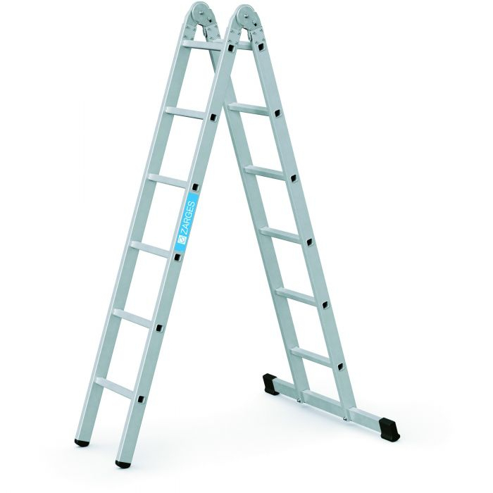 Combimaster X, Gebördelte Mehrzweck-Klappleiter, 2-teilig Combimaster X, Mehrzweck-Klappleiter, 2-teilig 2x4 Sprossen