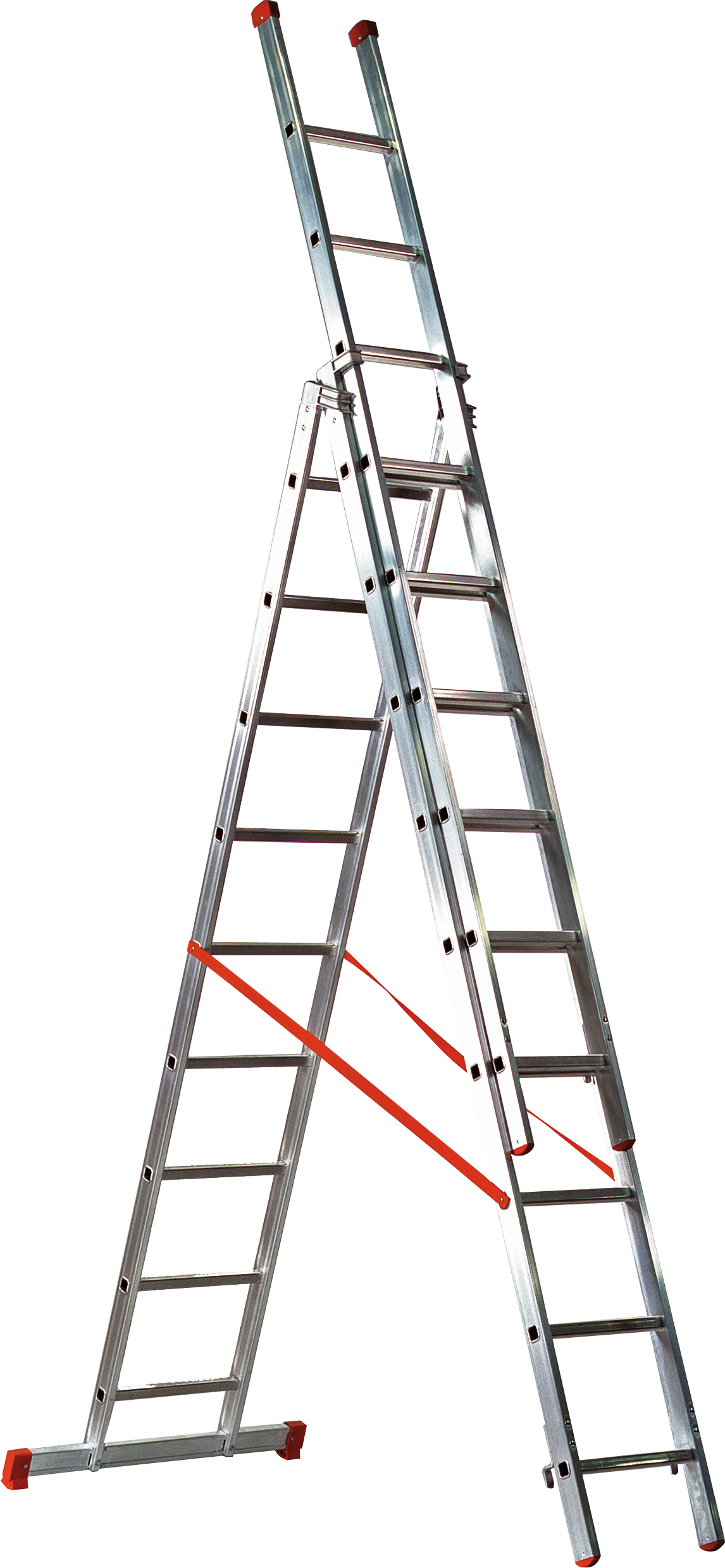 Mehrzweckleiter Genia - 3-teilig - 3x6 Sprossen