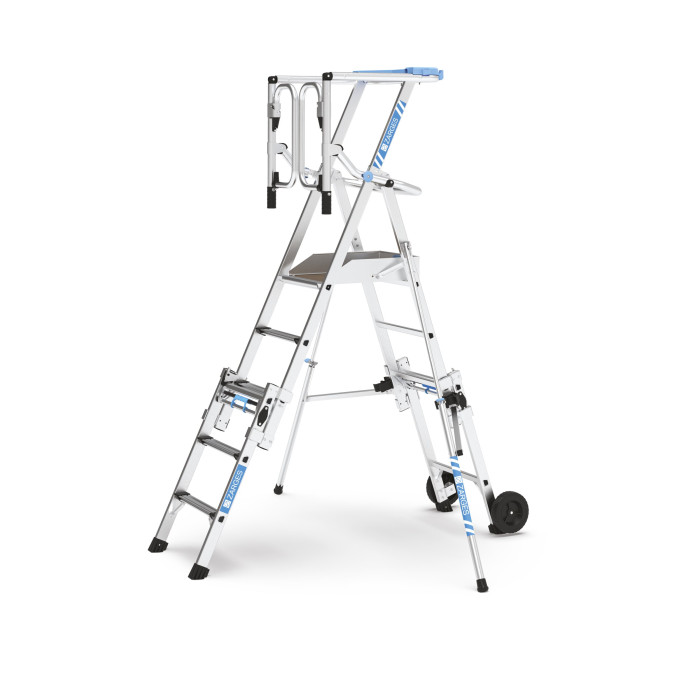 ZAP Masterflex Plus S,  Gebördelte Teleskop-Plattformleiter