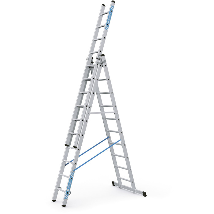 Skymaster X, Gebördelte Mehrzweckleiter, 3-teilig, 3x9 Sprossen