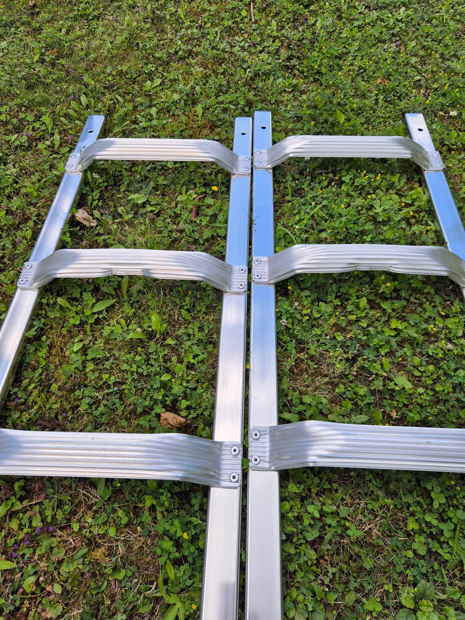 DachLeiter mit 8 Sprossen aus Aluminium