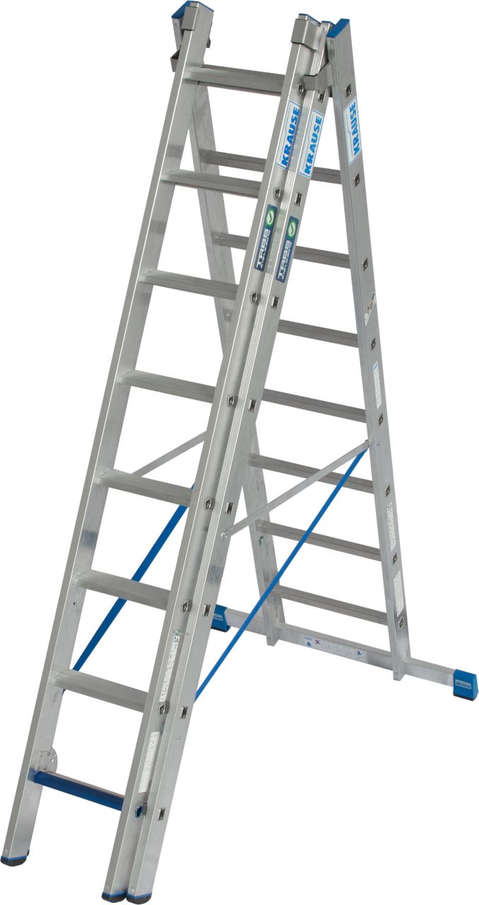 Stabilo Professional Vielzweckleiter +S, 3x8 Stufen/Sprossen Stabilo Professional Vielzweckleiter +S, 3x8 Stufen/Sprossen