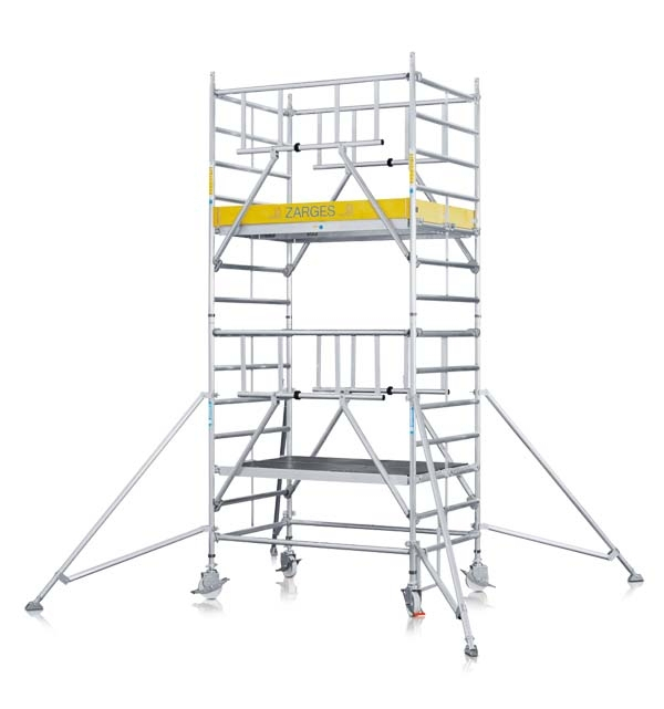 MultiTower S-PLUS 2T, Fahrgerüst mit Auslegern, 1,35 x 2,50 m - Standhöhe 1,40 m