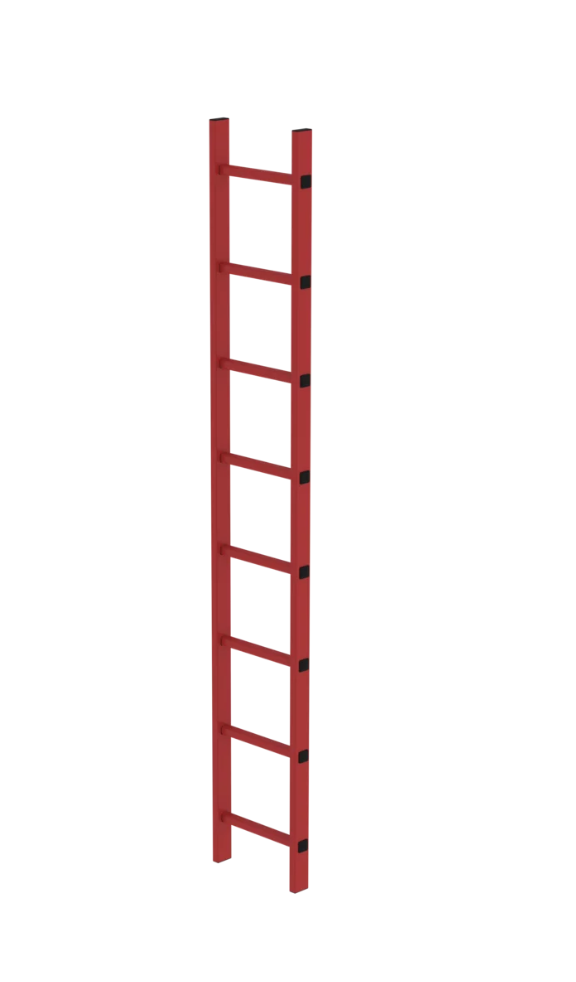 Schachtleiter aus GFK, Außenbreite 350 mm, 8 Sprossen Schachtleiter aus GFK, Außenbreite 350 mm, 8 Sprossen