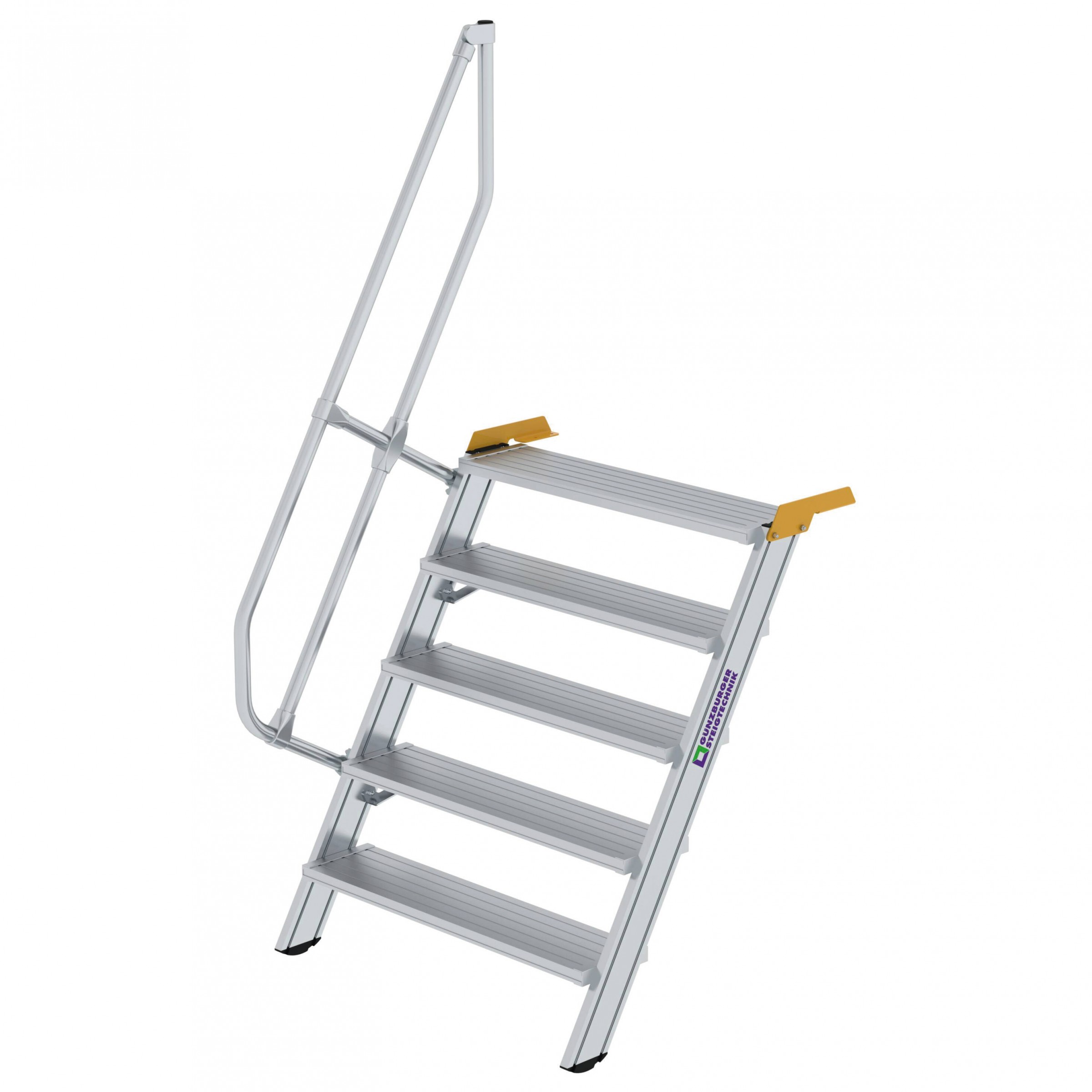 Aluminium-Treppe 60°, Stufenbreite 1000 mm, 4 Stufen