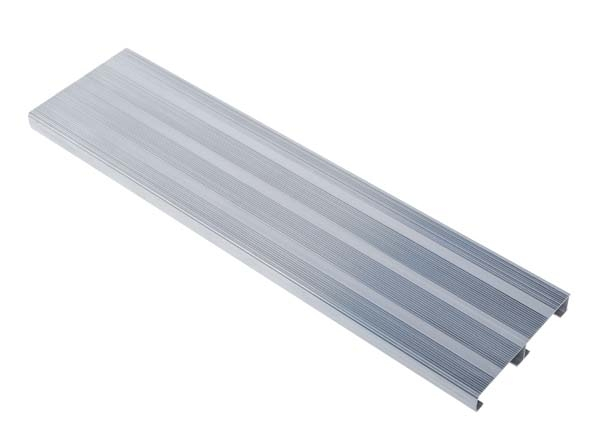 Zarges Treppenpodest fahrbar, Stufenbreite 600 mm, 45°-Neigung Treppenpodest Neigung 45°, Stufenbreite 600 mm, 2 Stufen