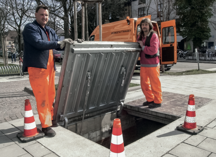 Schachtabdeckung, lichtes Schachtmaß 600 x 600 mm, Aluminium