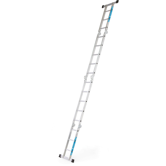 Multitec M, Gebördelte Vielzweckleiter, 4-teilig, 4x4 Sprossen