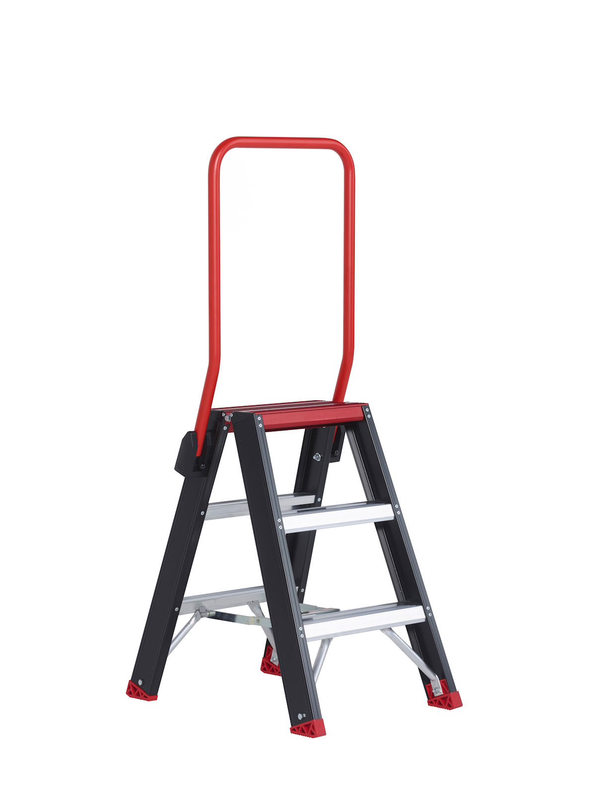 Taurus TDO Stufenstehleiter - beidseitig begehbar, 2 x 2 Stufen
