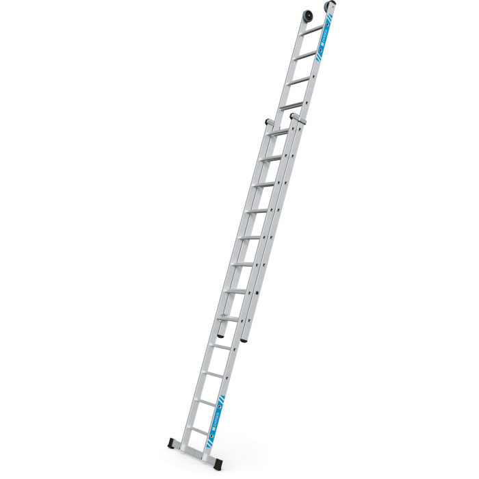Everest Plus 2E, Gebördelte Stufen-Schiebeleiter 2-teilig, 2x8 Stufen Everest Plus 2E, Gebördelte Stufen-Schiebeleiter 2-teilig, 2x8 Stufen