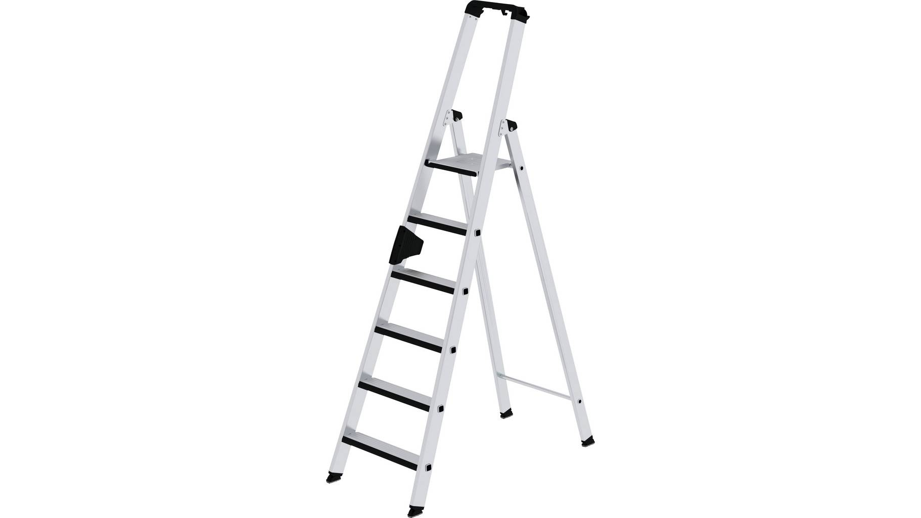 Stufen-Stehleiter einseitig begehbar mit relax step®, 6 Stufen