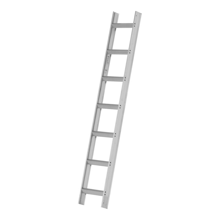 Dachauflegeleiter Alu-natur, 7 Sprossen Dachauflegeleiter aus Aluminium (natur) - 7 Sprossen