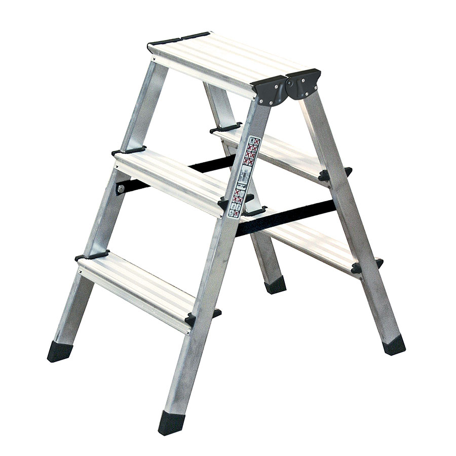 Monto Stufen-Doppelleiter Dopplo, 2x3 Stufen Monto Stufen-Doppelleiter Dopplo 2x3 Stufen