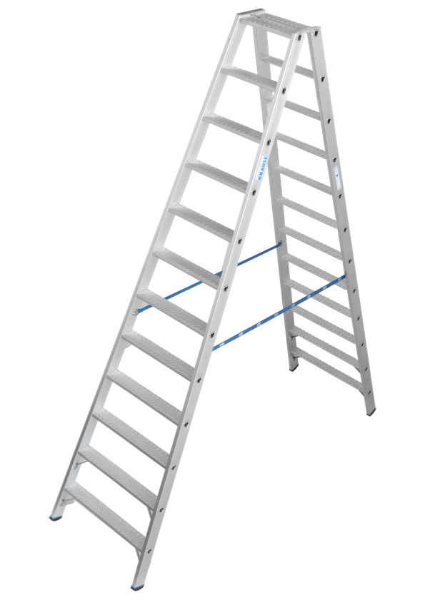 Stabilo Doppelleiter mit R13-Stufen, 2 x 3 Stufen Stabilo Doppelleiter mit R13-Stufen, 2 x 3 Stufen