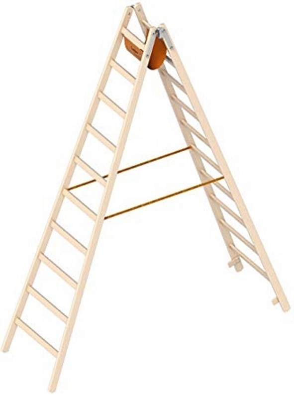 Holzstehleiter 1038 - 8 Sprossen