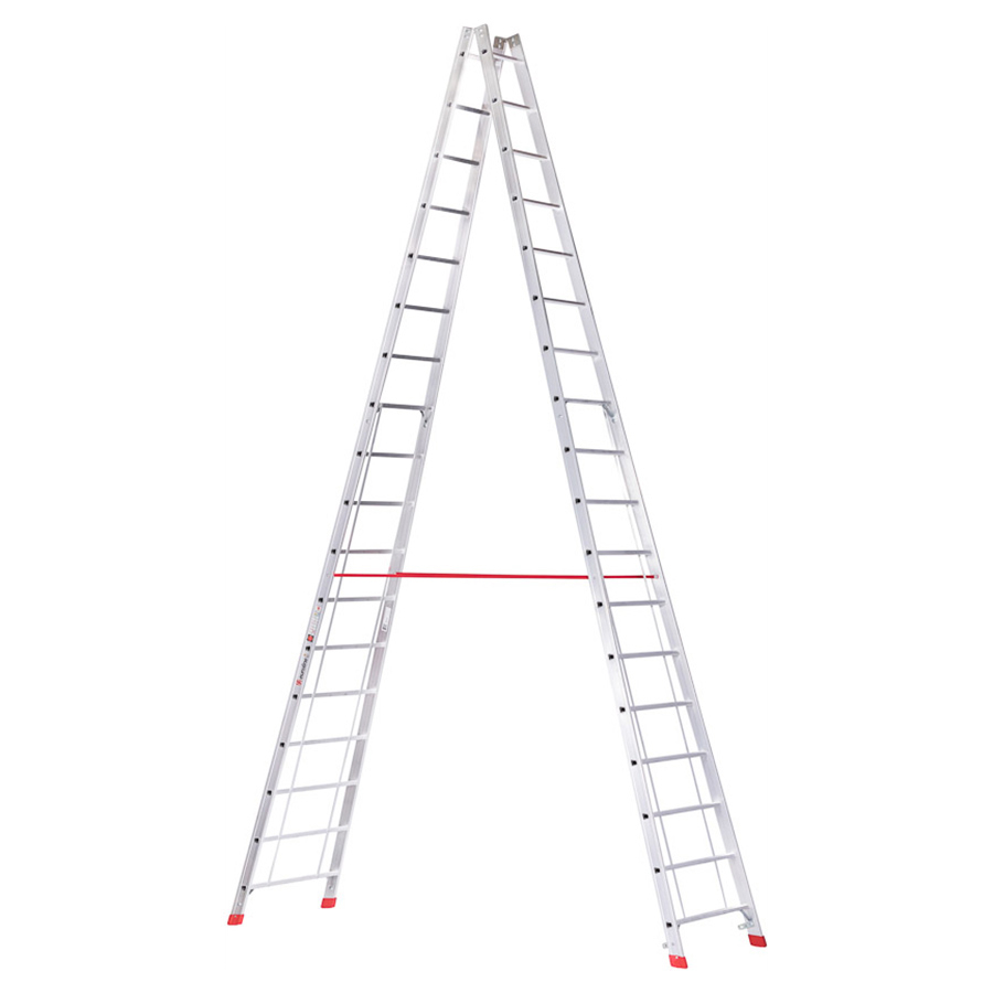 PREMIUM line Alu-Sprossenstehleiter, 2 x 4 Sprossen