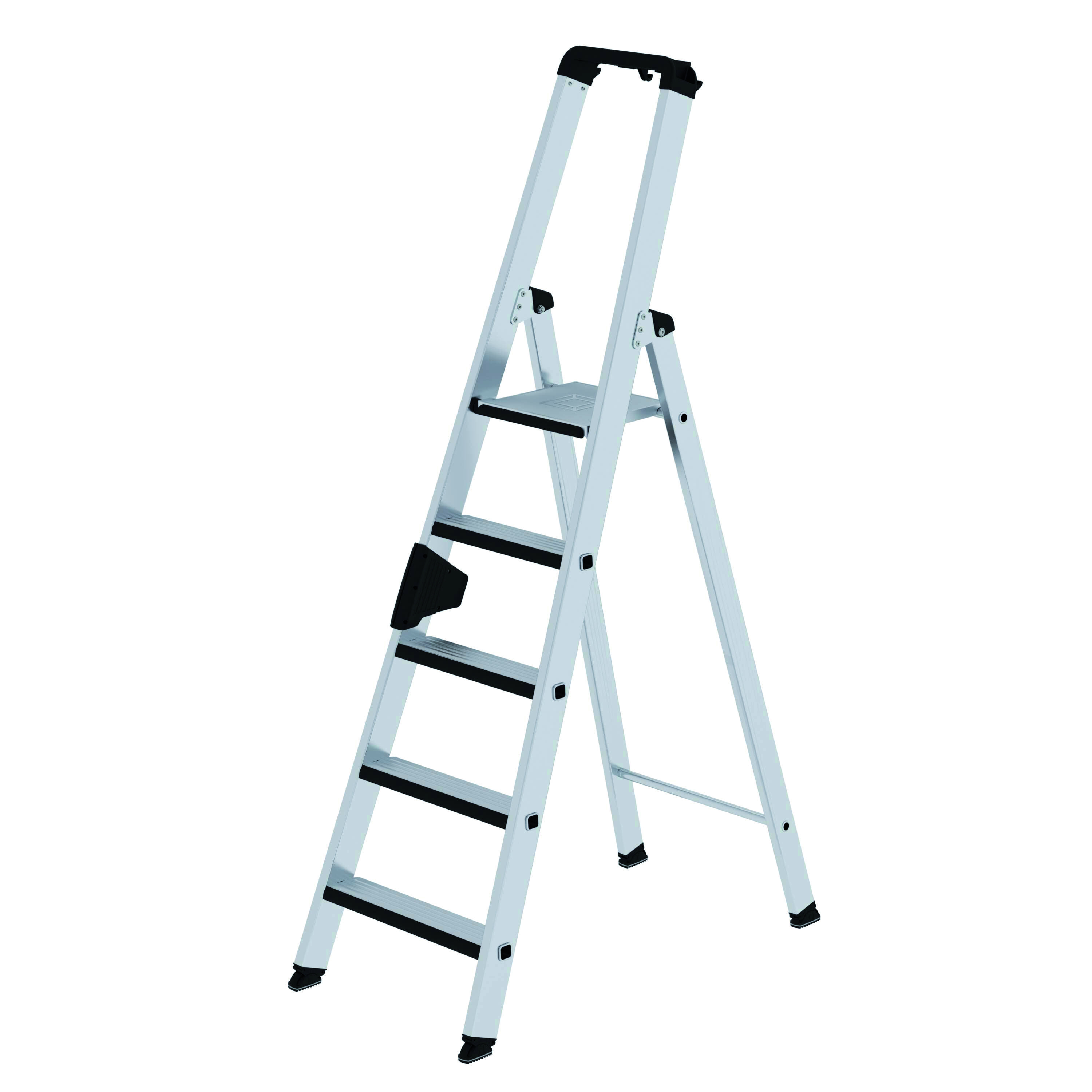 Stehleiter – relax step® einseitig begehbar Stufen-Stehleiter einseitig begehbar mit relax step®, 6 Stufen