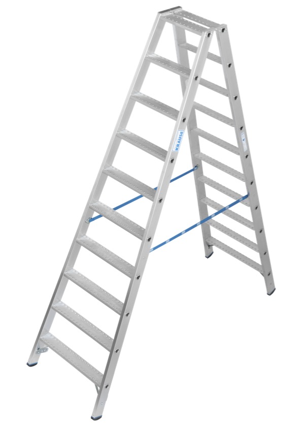 Stabilo Doppelleiter mit R13-Stufen, 2 x 3 Stufen Stabilo Doppelleiter mit R13-Stufen, 2 x 3 Stufen