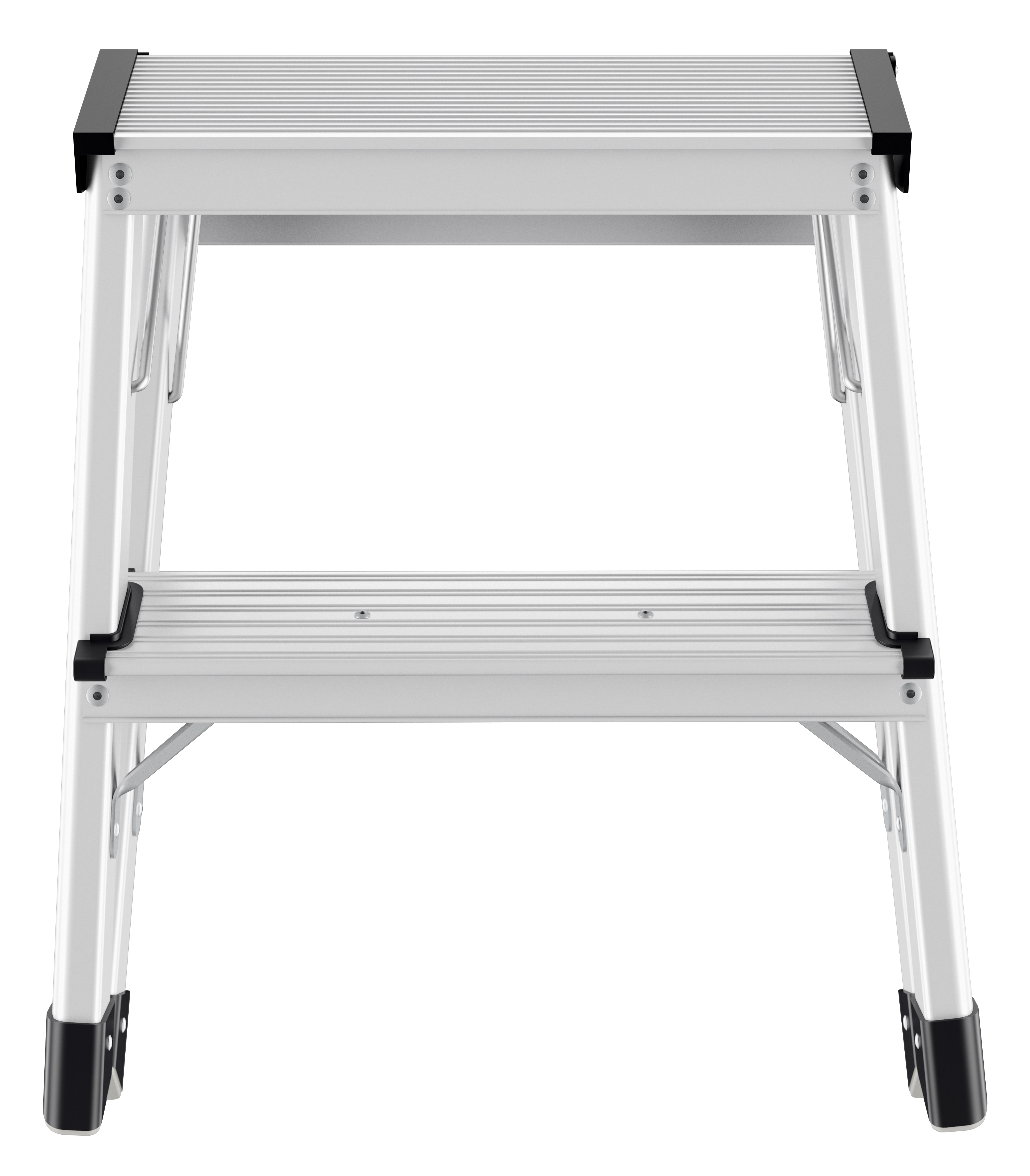 D60 StandardLine - Aluminium-Klapptritt 2x2 Sprossen D60 StandardLine - Aluminium-Klapptritt 2x2 Sprossen