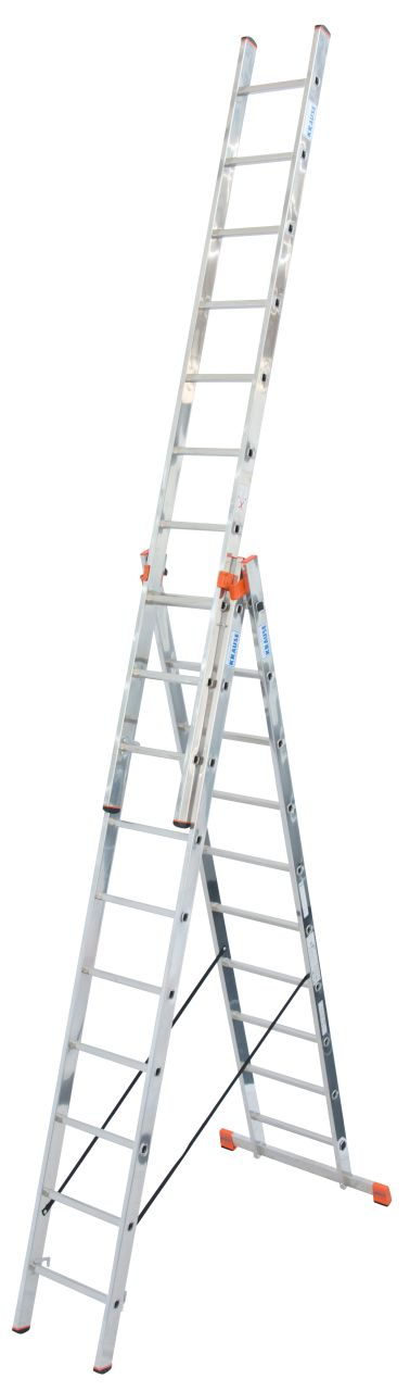 Tribilo VielzweckLeiter 3x10 Sprossen + GRATIS Trittablage