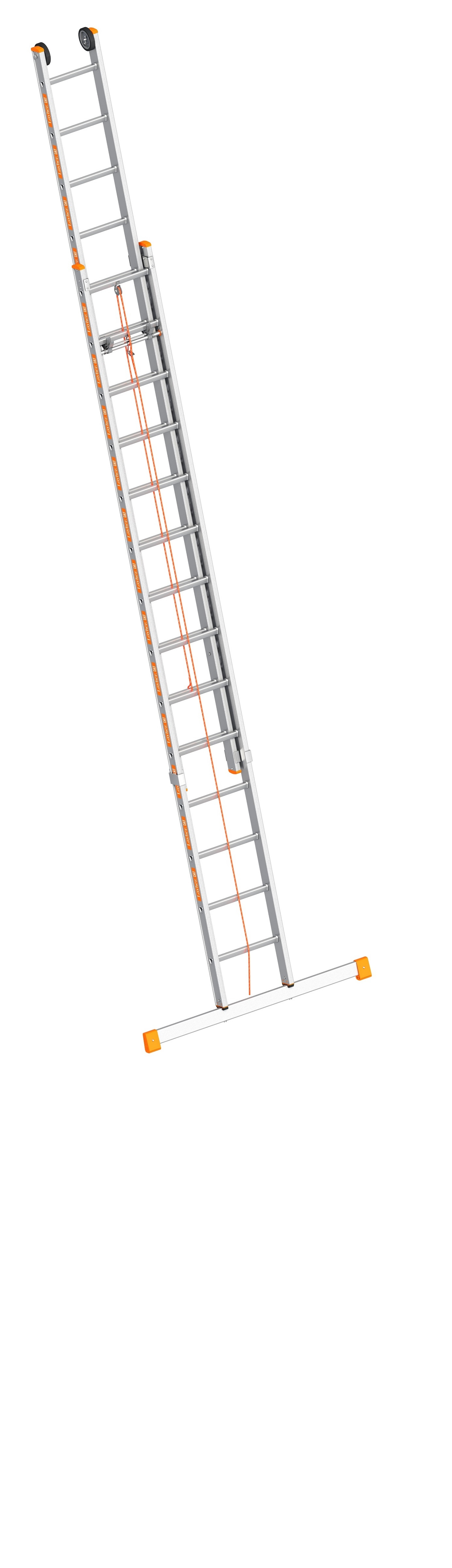 Seilzugleiter TOPIC 1037 - 2x14 Sprossen