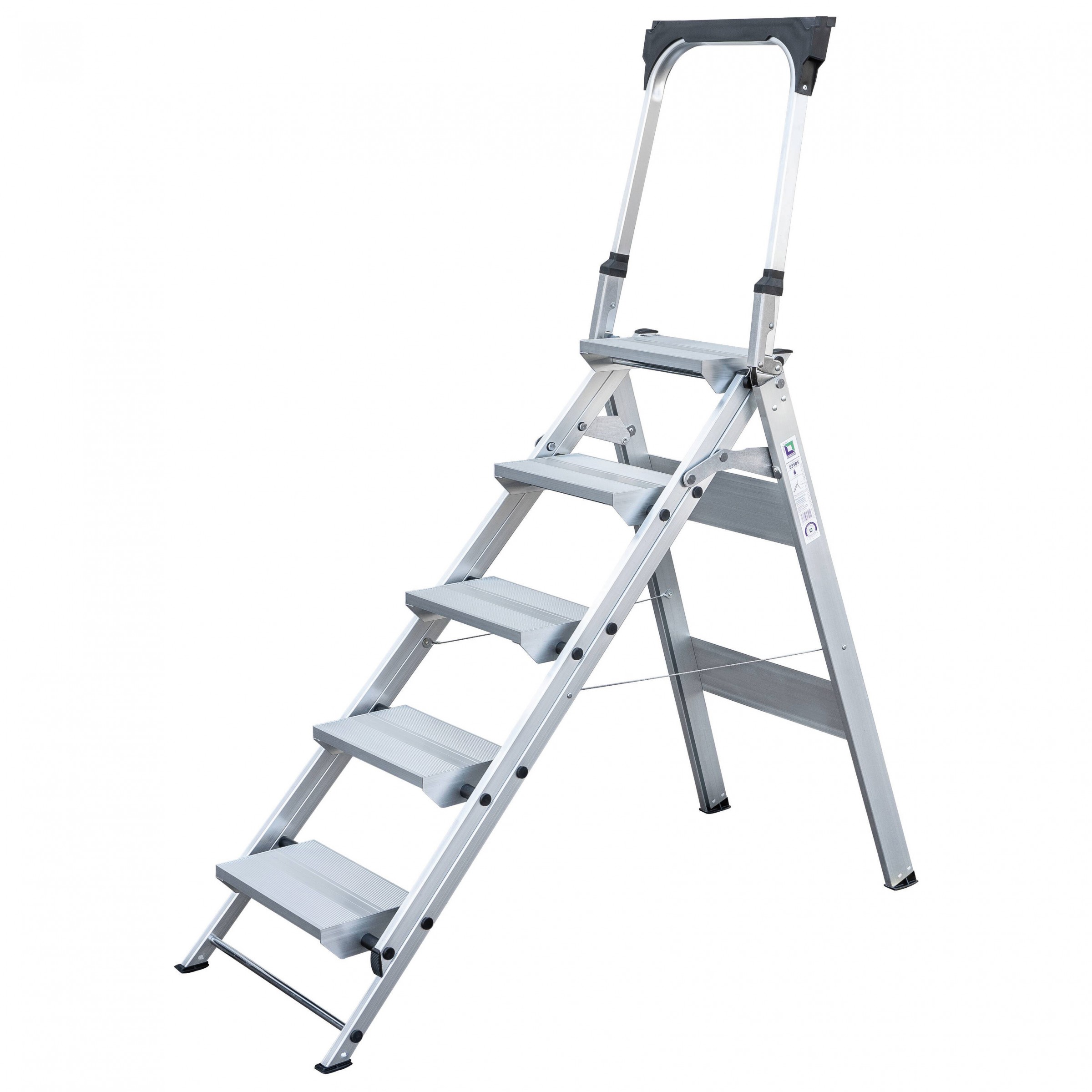 Klapptreppe mit Haltebügel, 3 Stufen Klapptreppe mit Haltebügel, 3 Stufen