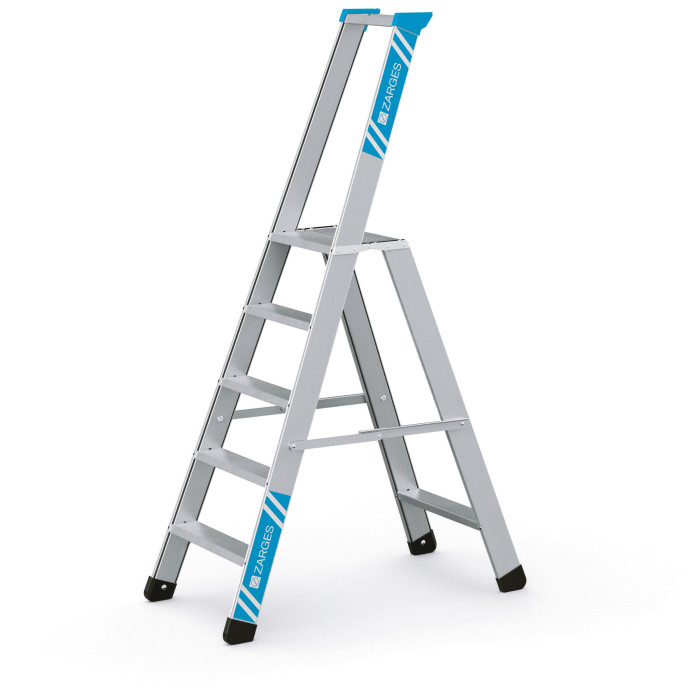 Seventec S, Genietete Stufen-Stehleiter, 3 Stufen einschl. Plattform