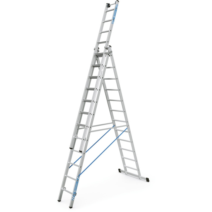 Skymaster Plus X, Gebördelte Mehrzweckleiter, 3-teilig, 3x10 Sprossen