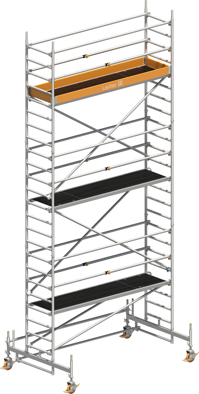 Uni Standard P2 mit Uni Telegeländer, Standhöhe 11,38 m