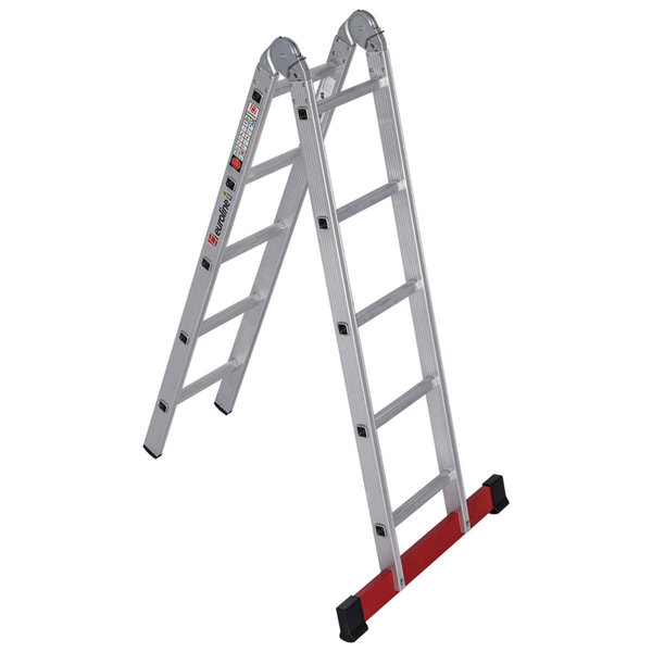 PREMIUM line Alu-Klappleiter, 2 x 5 Sprossen PREMIUM line Alu-Klappleiter, 2 x 5 Sprossen