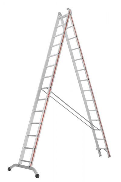 Mehrzweckleiter, zweiteilig - 2x6 Sprossen