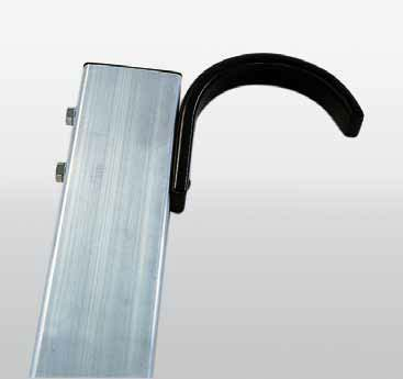 Haken für Spezialleitern - rund bis 150 mm, schwarz Haken für Spezialleitern - rund bis 150 mm