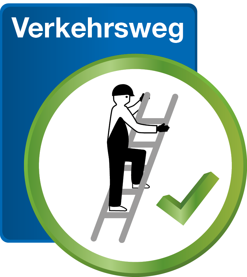 STABILO Professional Stufen-Anlegeleiter +S, 6 Stufen