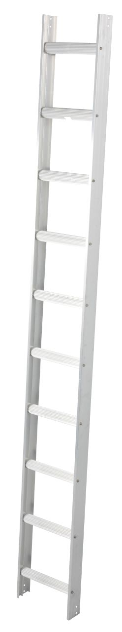 Kaminkehrerleiter (Alu-Natur), 10 Stufen Kaminkehrerleiter (Alu-Natur), 7 Sprossen