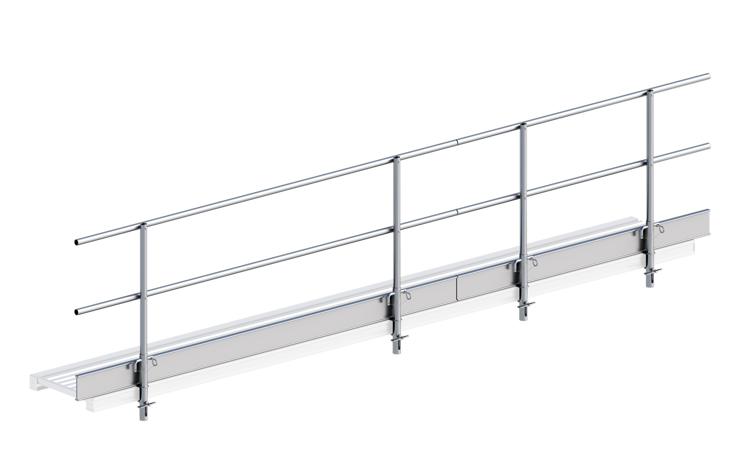 Seitenschutz für Alu-Steg 600 Seitenschutz für Alu-Steg 600, 3,18 m
