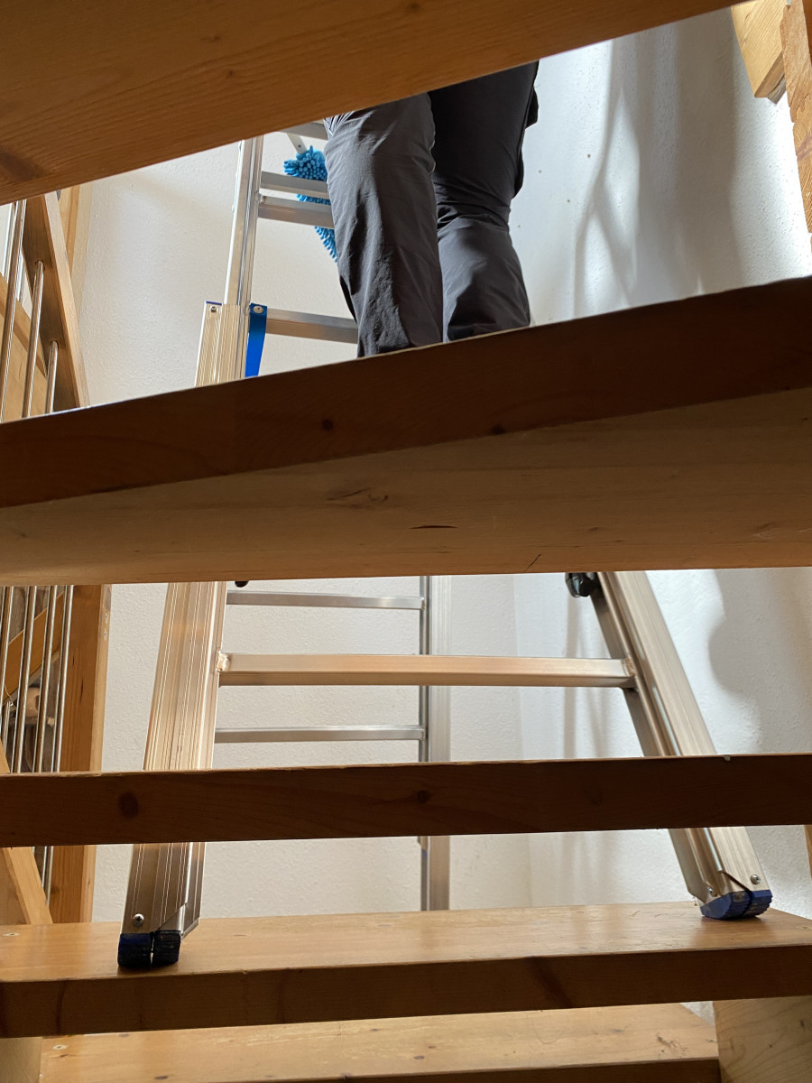 Treppenhausleiter 2x5 Sprossen