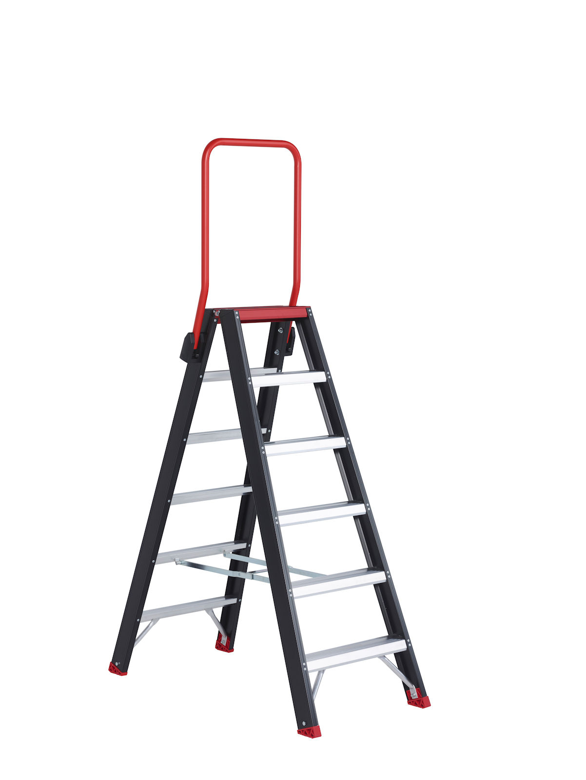 Taurus TDO Stufenstehleiter - beidseitig begehbar, 2 x 2 Stufen