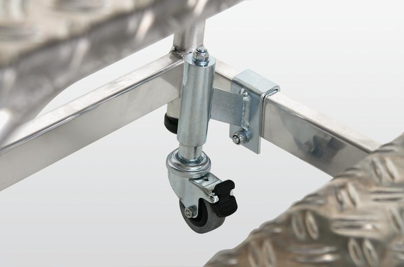 Feder-Bremsrollen ø 50 mm, silber, G-50036 Feder-Bremsrollen ø 50 mm, silber