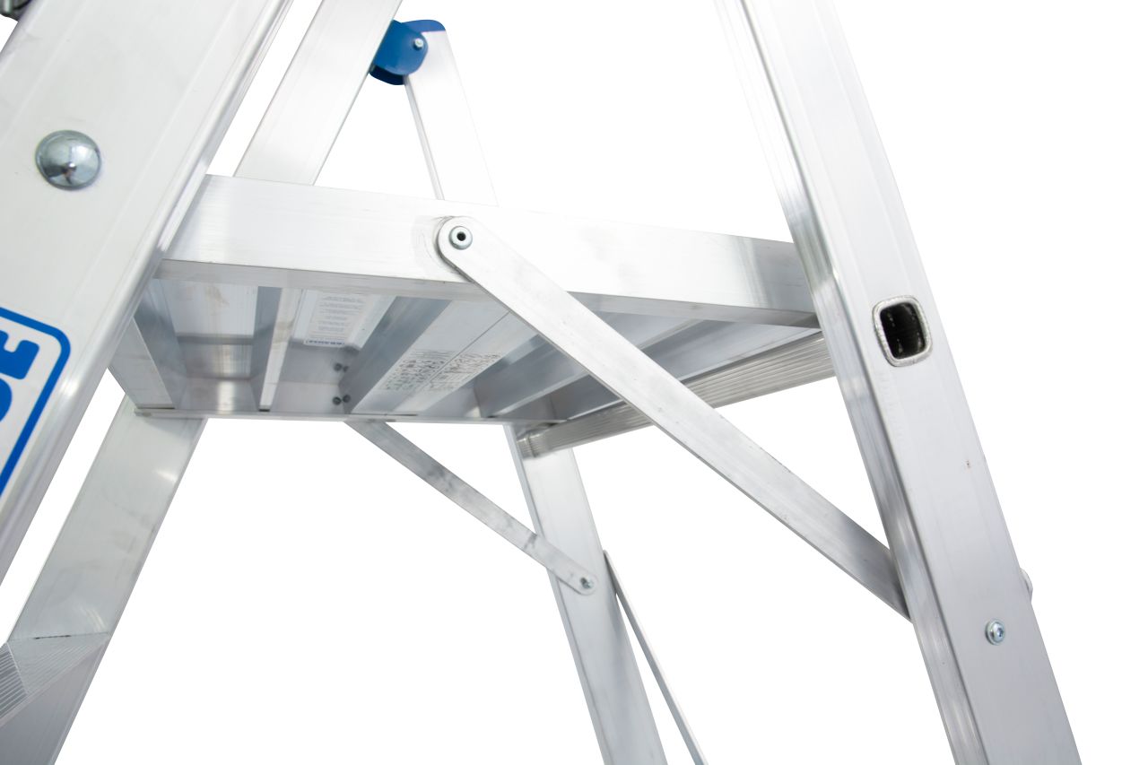 STABILO Stufen-Stehleiter mit großer Standplattform 4 Stufen
