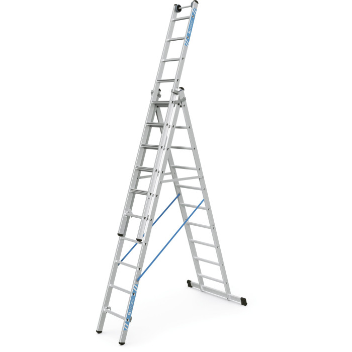 Skymaster Plus X, Gebördelte Mehrzweckleiter, 3-teilig, 3x10 Sprossen