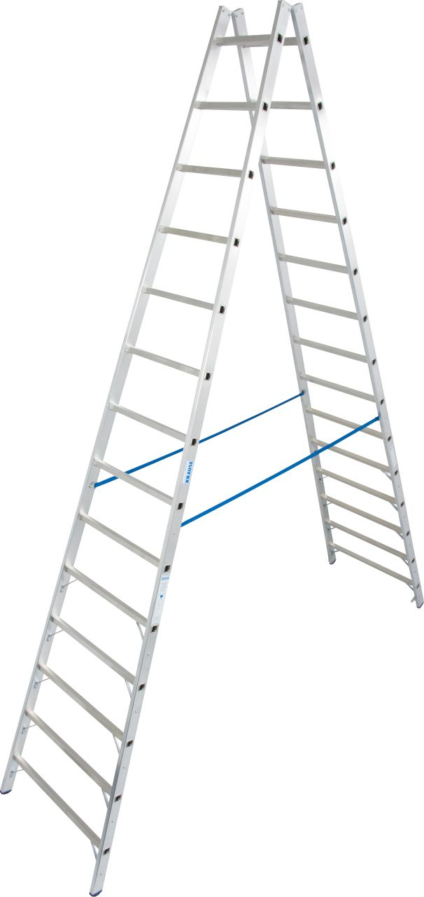Stabilo Sprossen-Doppelleiter 2x6 Sprossen/Stufen
