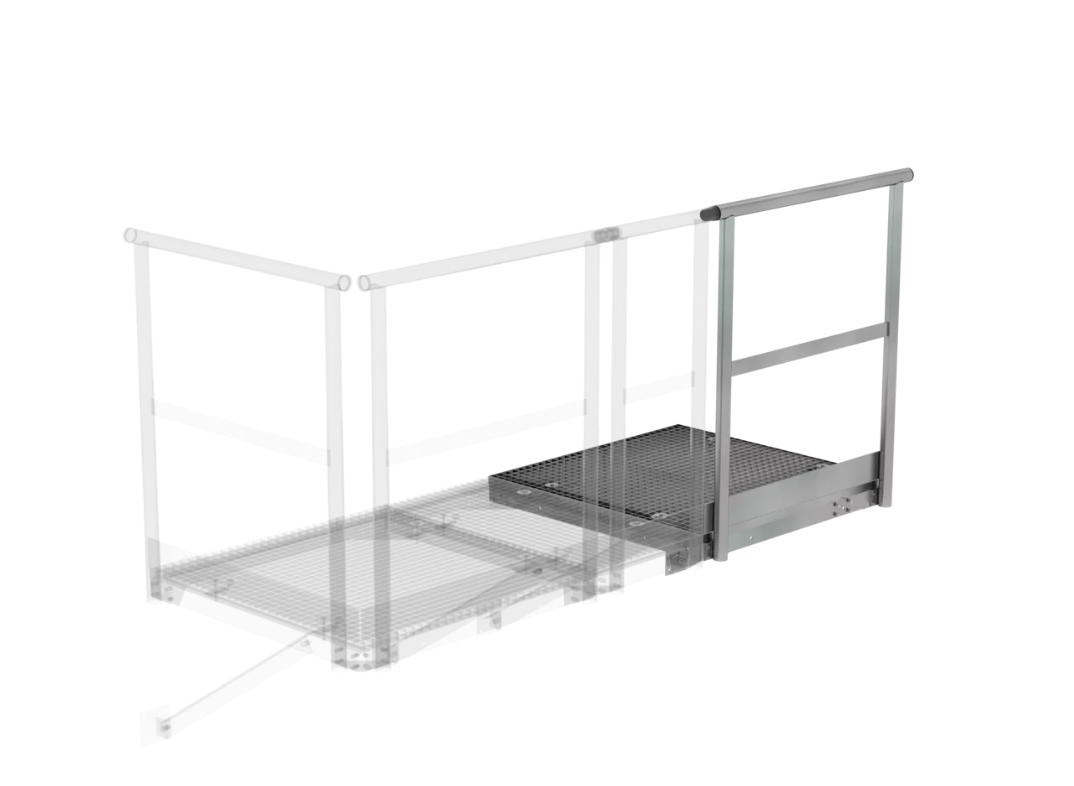 Erweiterungspodest Breite 500 mm x Tiefe 1000 mm
