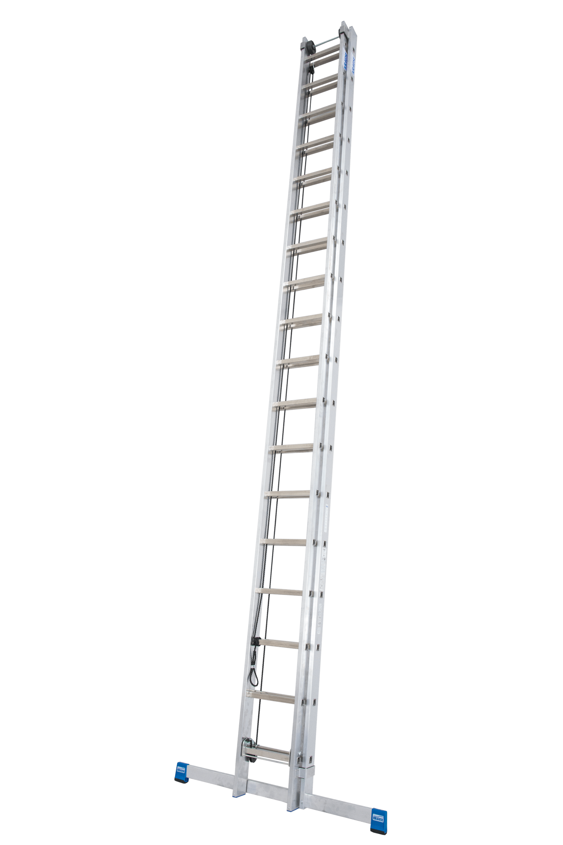 Stabilo Sprossen-Seilzugleiter, zweiteilig Stabilo Sprossen-Seilzugleiter, zweiteilig 2x15 Sprossen