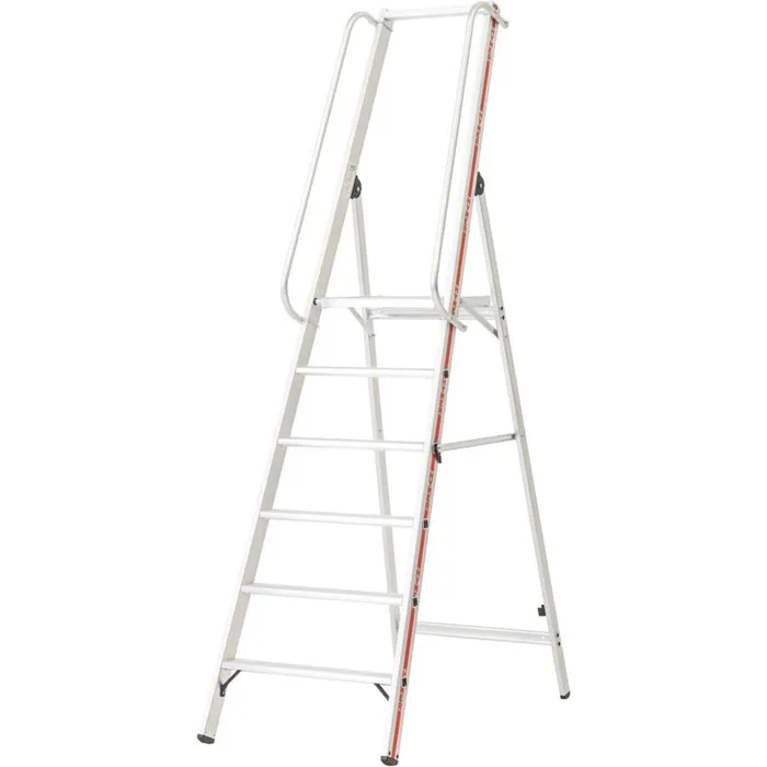 Plattformleiter mit langem Handlauf - 8 Stufen